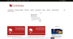 Desktop Screenshot of foromoviles.com